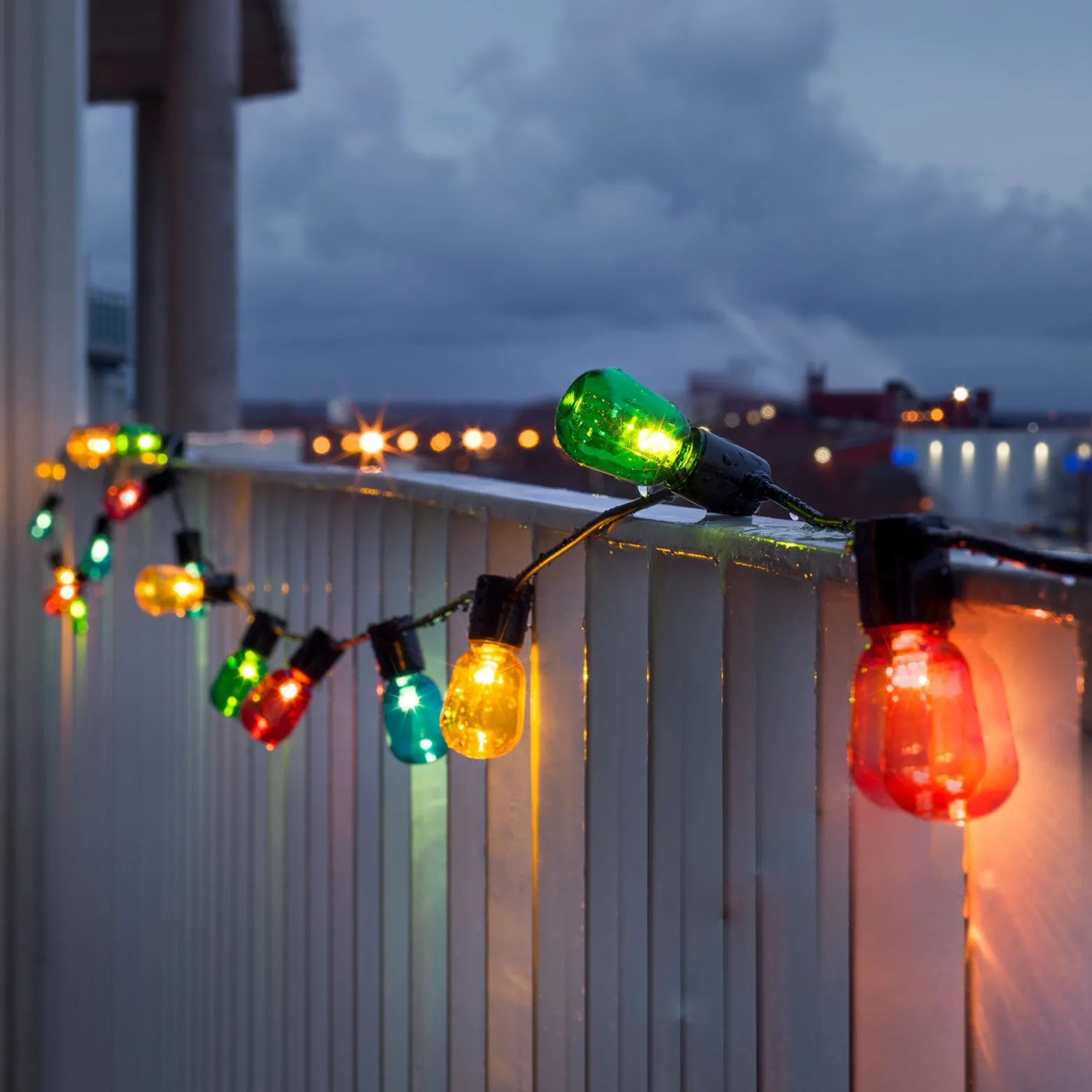 Olutpuutarha keijuvalot 20 LED tippaa värillinen