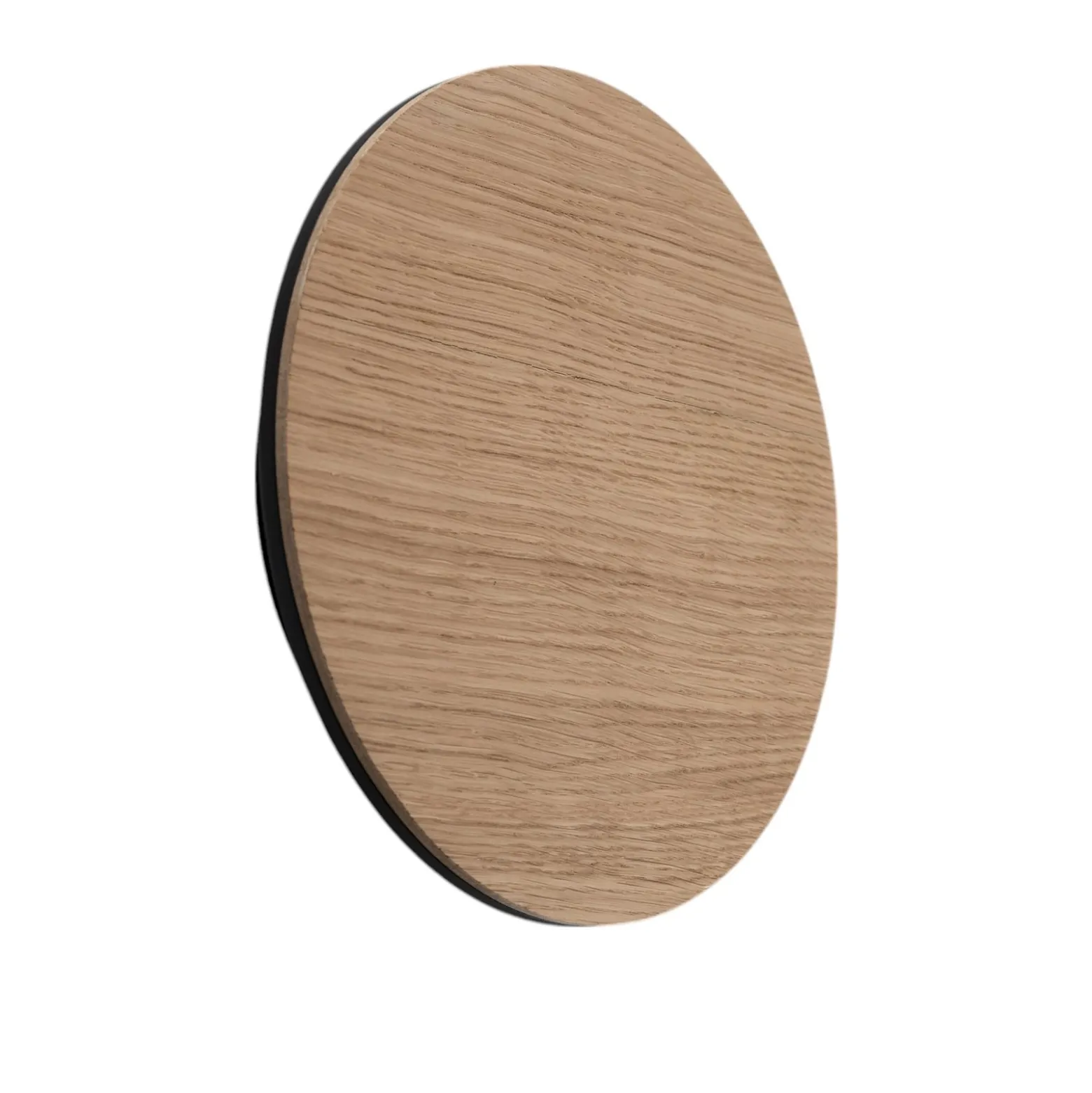 Orios LED-seinävalaisin, puu, Ø 20 cm, epäsuora valonjako