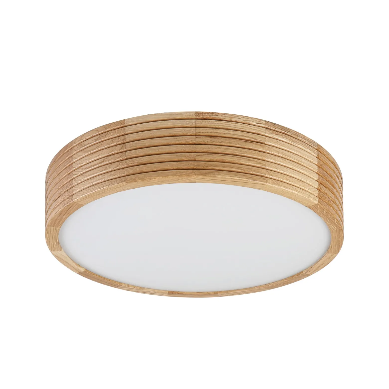 Oro-kattovalaisin, tammipuu/lasi, Ø 38 cm, E27