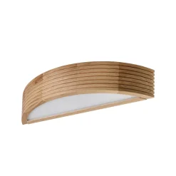Oro-seinävalaisin, tammipuu/lasi, leveys 41 cm, E27