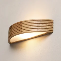 Oro-seinävalaisin, tammipuu/lasi, leveys 41 cm, E27