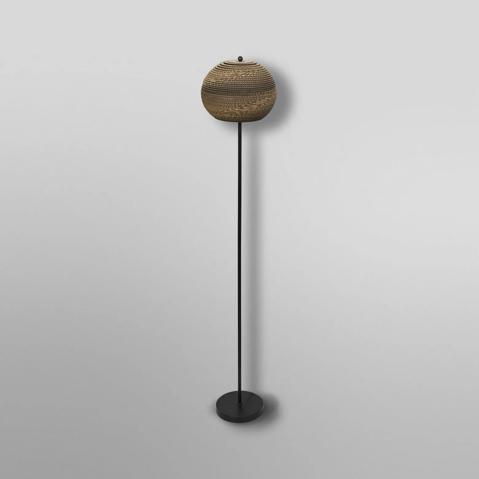 OSRAM BALL-lattiavalaisin, ruskea, korkeus 160 cm, aaltopahvi, E27