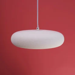 OSRAM Decor Plaster Pure -riippuvalo, kipsi, Ø 30 cm, E27