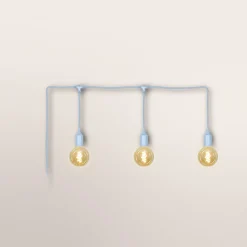 OSRAM ENDURA DECOR -valoketju, sininen, 7 m, 3-lamppuinen, IP44