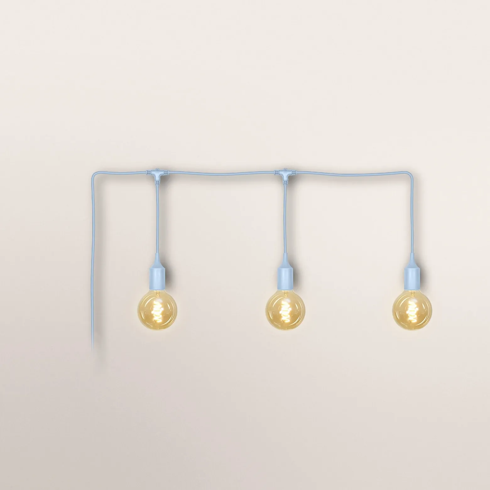 OSRAM ENDURA DECOR -valoketju, sininen, 7 m, 3-lamppuinen, IP44