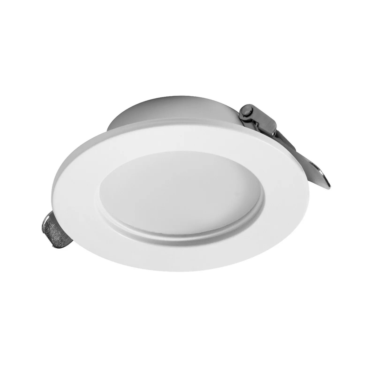 OSRAM ESSENTIAL -LED-uppovalaisin, valkoinen, Ø 9,7 cm, IP44, 3 kpl:n sarja