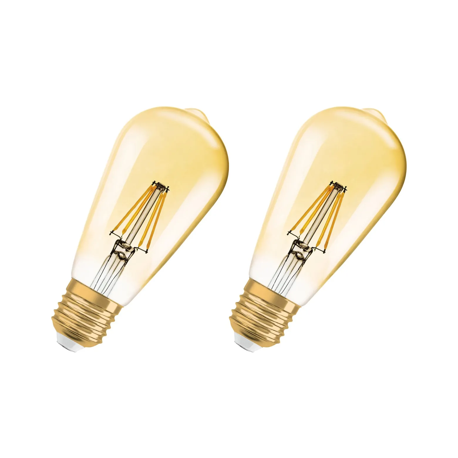 OSRAM 1906 E27 6,5 W LED ST64 824 kulta himmennettävä 2 kpl