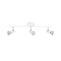 OSRAM kattohdekohevalo, valkoinen, 3-lamppuinen, metalli, GU10-LED 927