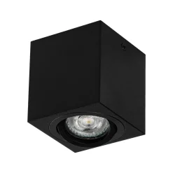 OSRAM kattohdeko SQUARE, musta, 8 x 8 cm, metalli, GU10
