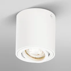 OSRAM kattokohdevalo ROUND, valkoinen, Ø 8 cm, metalli, GU10
