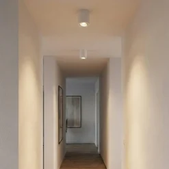 OSRAM kattokohdevalo ROUND, valkoinen, Ø 8 cm, metalli, GU10