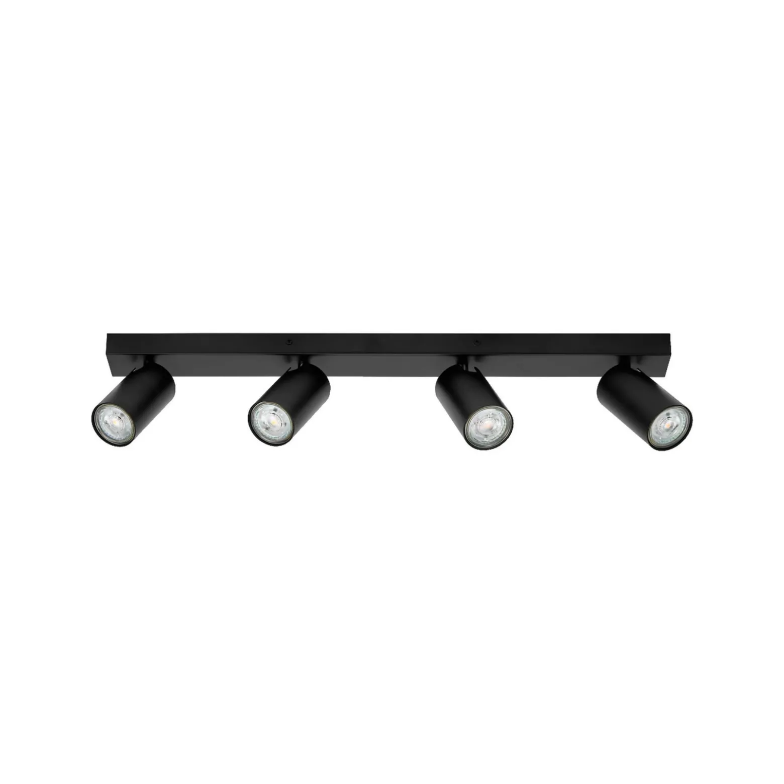 OSRAM kattospot OCTAGON musta 4-lamppuinen GU10-LED 927 himmennettävä