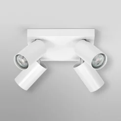 OSRAM kattospotti OCTAGON PLATE, valkoinen, 4-lamppuinen, GU10-LED, 927
