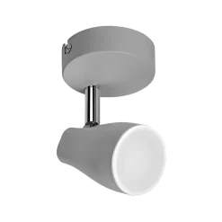 OSRAM kattospottivalaisin PEAR, harmaa, 1-lamppuinen, GU10-LED 2700 K