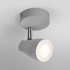 OSRAM kattospottivalaisin PEAR, harmaa, 1-lamppuinen, GU10-LED 2700 K