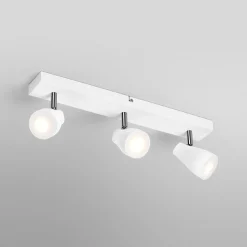 OSRAM kattospottivalaisin PEAR, valkoinen, 3-lamppuinen, GU10-LED 2700 K
