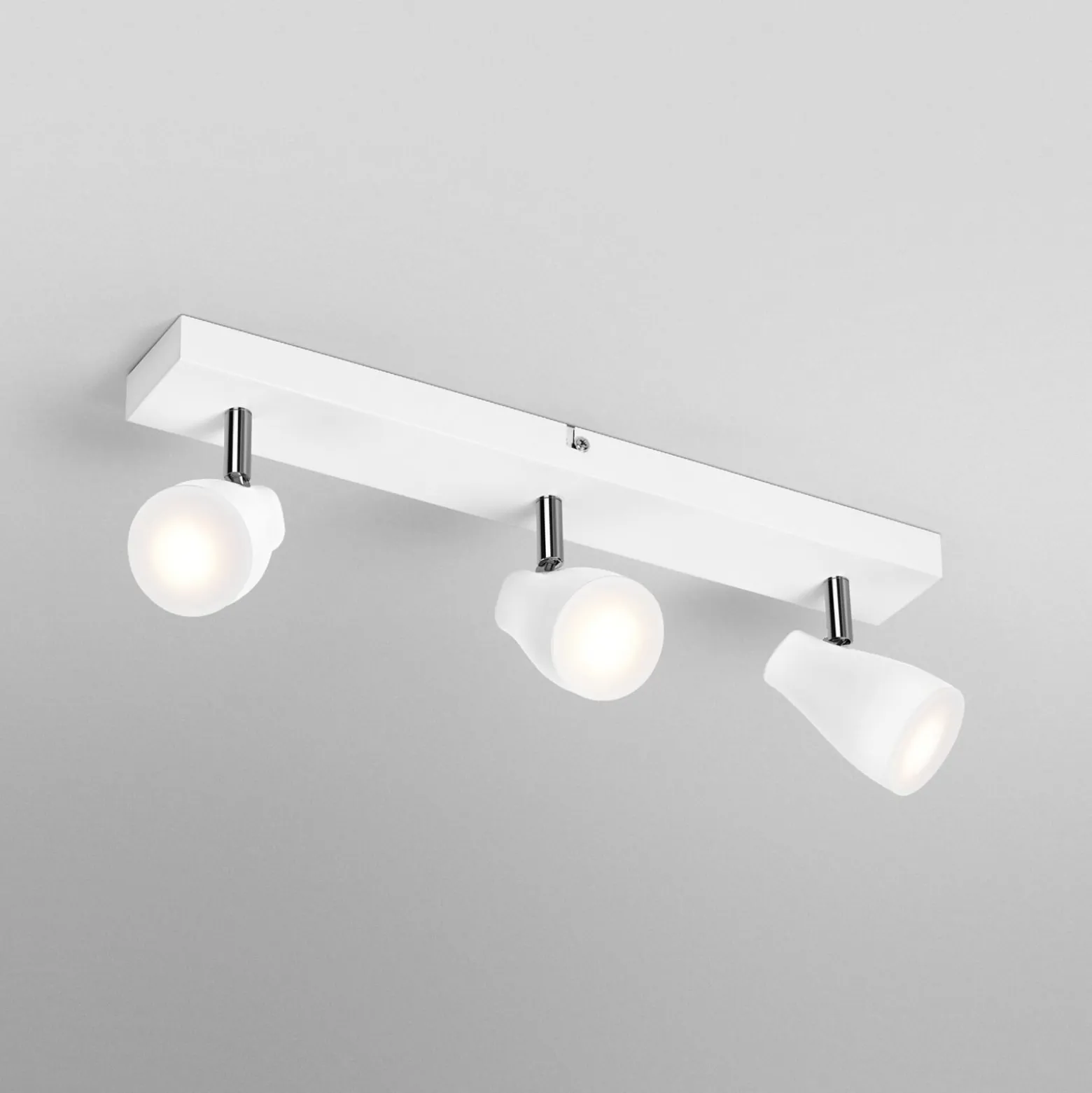 OSRAM kattospottivalaisin PEAR, valkoinen, 3-lamppuinen, GU10-LED 2700 K