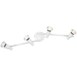 OSRAM kattospottivalaisin, valkoinen, 4-lamppuinen, metalli, GU10-LED 927