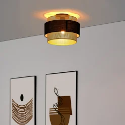 OSRAM kattovalaisin Decor Hornet, 1-lamppuinen, musta/kultainen