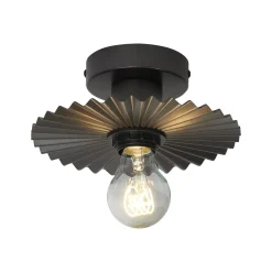 OSRAM kattovalaisin Decor Plissee, harmaa, teräs, E27