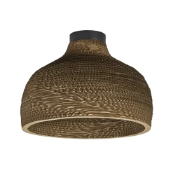 OSRAM kattovalaisin HAT, ruskea, Ø 36 cm, aaltopahvi, E27