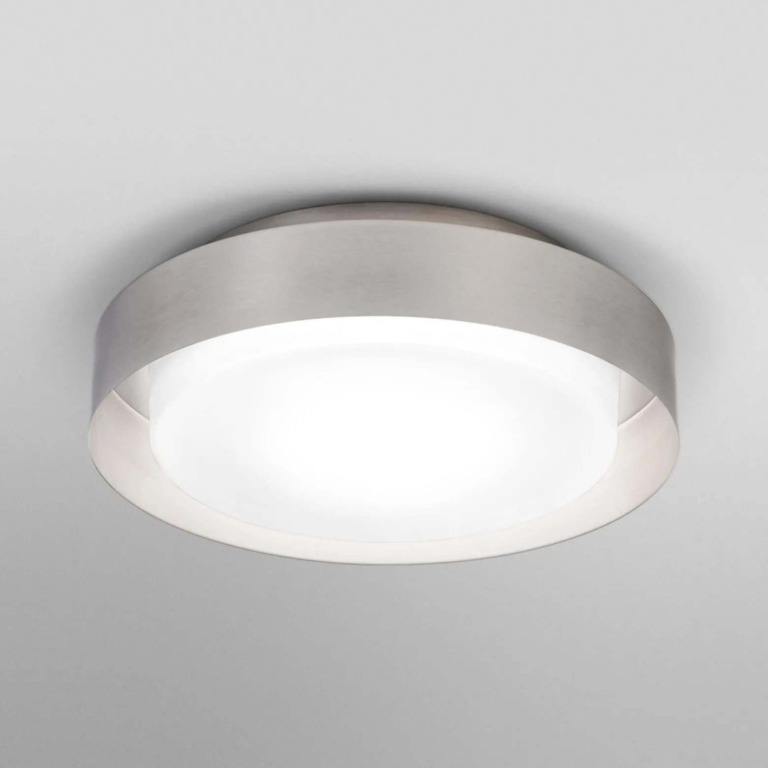 OSRAM kattovalaisin ORBIS MADRID, nikkeli, Ø 29 cm, metalli/lasi