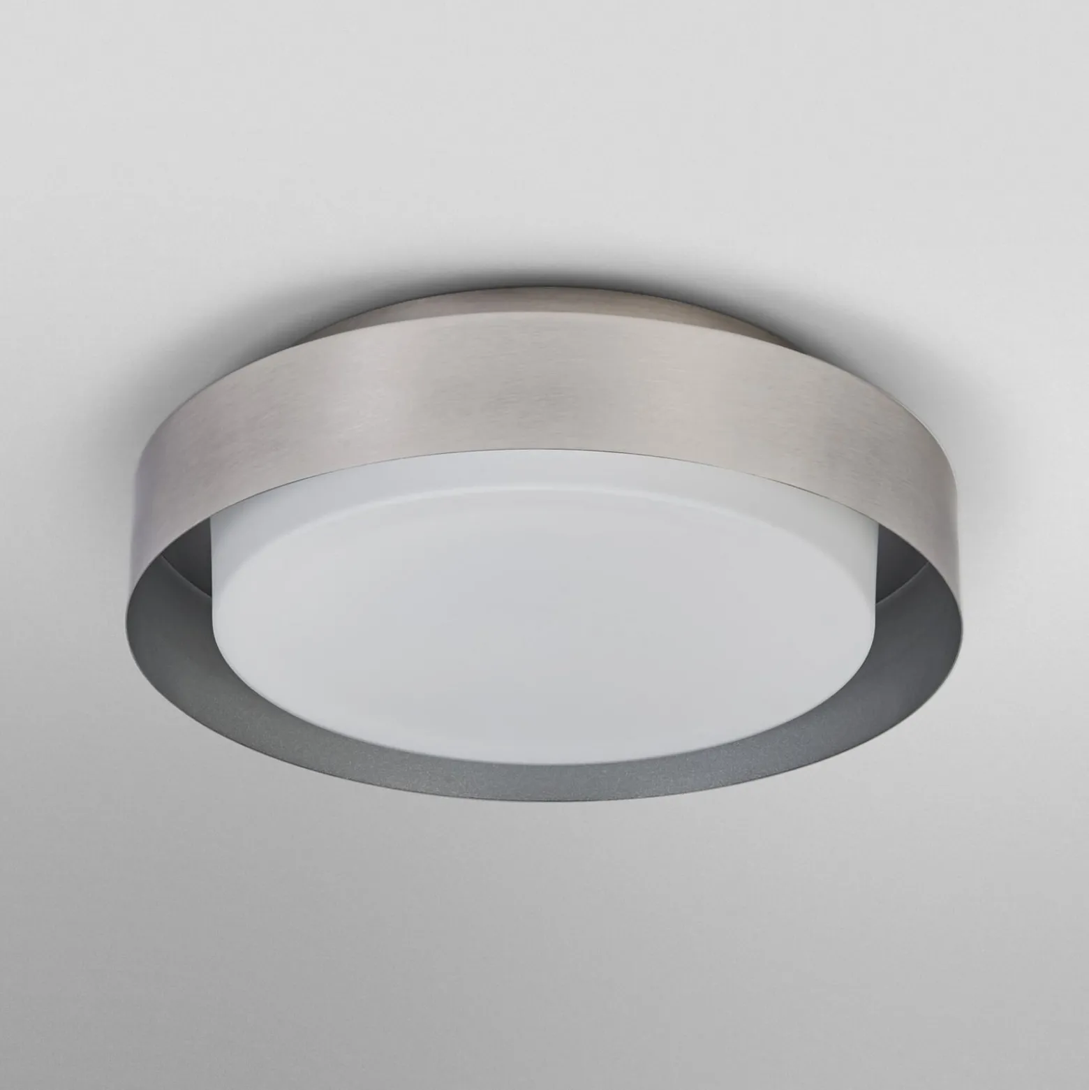 OSRAM kattovalaisin ORBIS MADRID, nikkeli, Ø 29 cm, metalli/lasi
