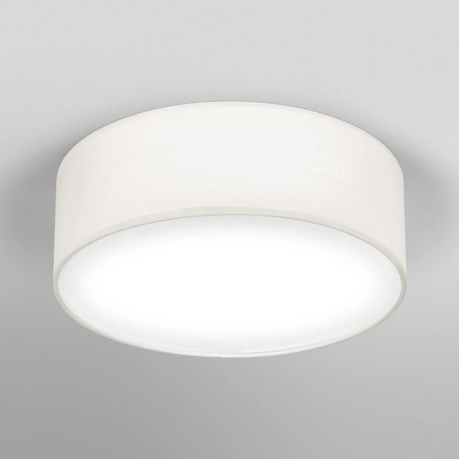 OSRAM kattovalaisin ORBIS PARIS, beige, Ø 30 cm, tekstiili, E27