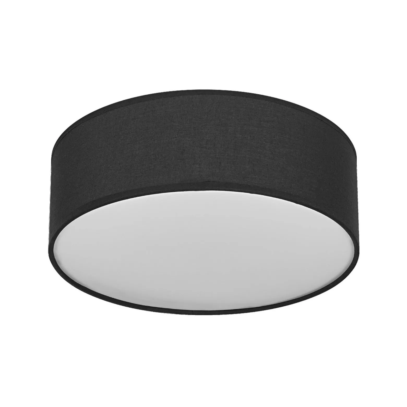 OSRAM kattovalaisin ORBIS PARIS, musta, Ø 30 cm tekstiili E27