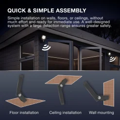 OSRAM kohdevalaisin ENDURA FLOOD, harmaa, anturi 30 W 830 IP44