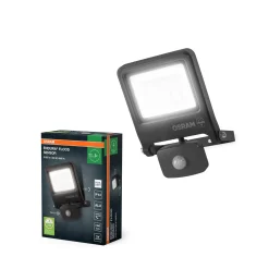 OSRAM kohdevalaisin ulos ENDURA FLOOD, harmaa, anturi 30 W 840 IP44