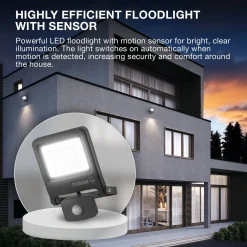 OSRAM kohdevalaisin ulos ENDURA FLOOD, valkoinen, anturi 30 W 830 IP44