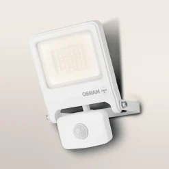 OSRAM kohdevalaisin ulos ENDURA FLOOD, valkoinen, anturi 30 W 830 IP44