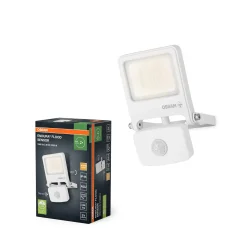 OSRAM kohdevalaisin ulos ENDURA FLOOD, valkoinen, anturi 20 W 830 IP44