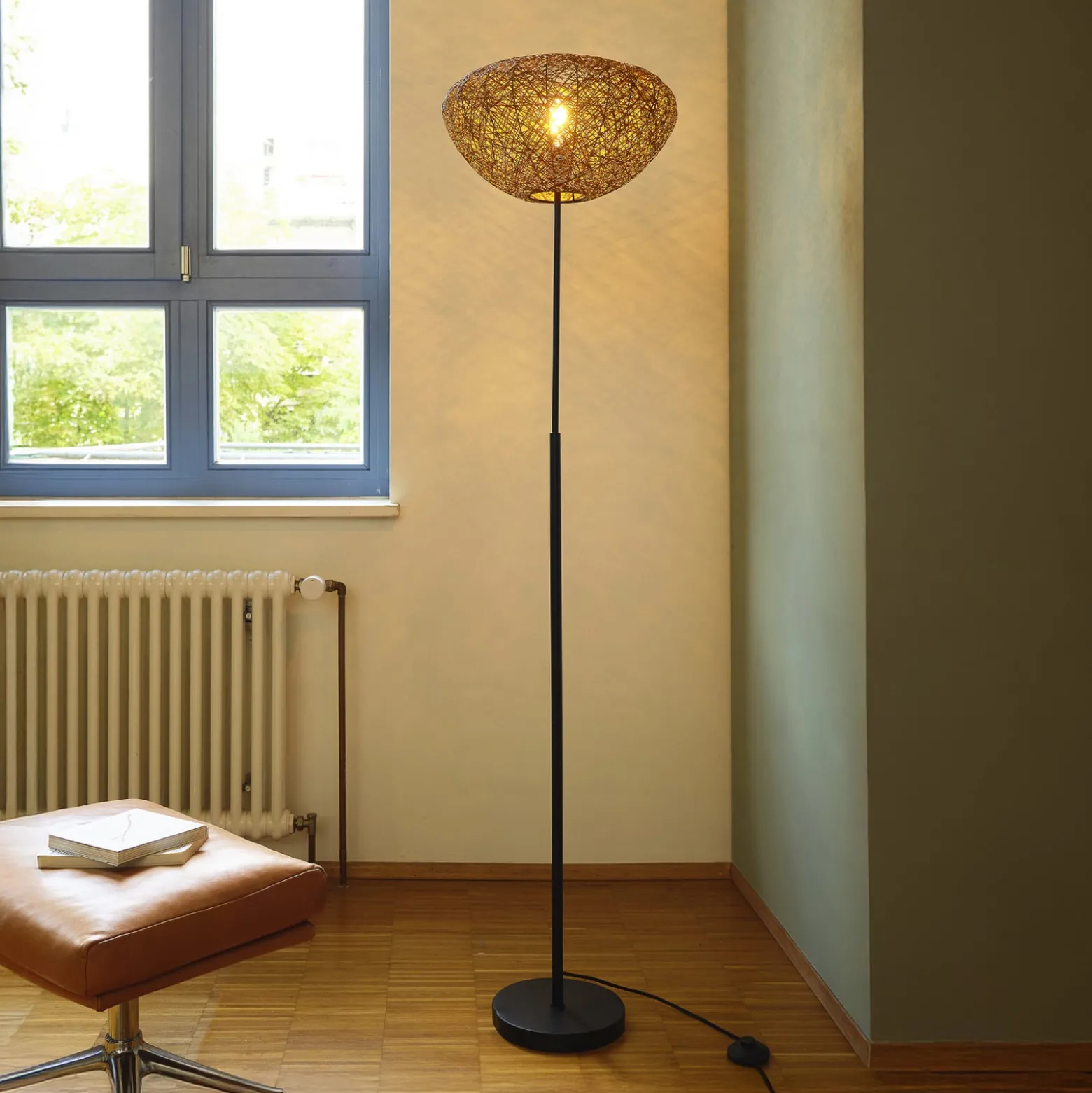 OSRAM lattiavalaisin Decor Paper Drop, paperi, beige, E27