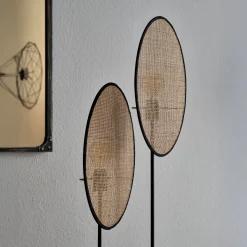 OSRAM lattiavalaisin Decor Rattan Dandelion, 2-lamppuinen, beige, E27
