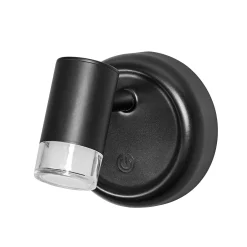 OSRAM LED-akkuinen seinälamppu NIGHTLUX CYLINDER, musta touchdim