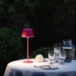 OSRAM LED-akkukäyttöinen pöytälamppu ENDURA STYLE magenta 30 cm IP44 CCT