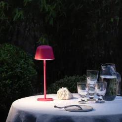OSRAM LED-akkukäyttöinen pöytälamppu ENDURA STYLE magenta 30 cm IP44 CCT