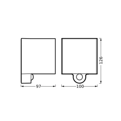 OSRAM LED-akkuulkovalaisin ENDURA STYLE Sensor grafit USB