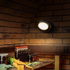 OSRAM LED-akkuvalaisin NIGHTLUX ROUND, musta, kosketusohjaus