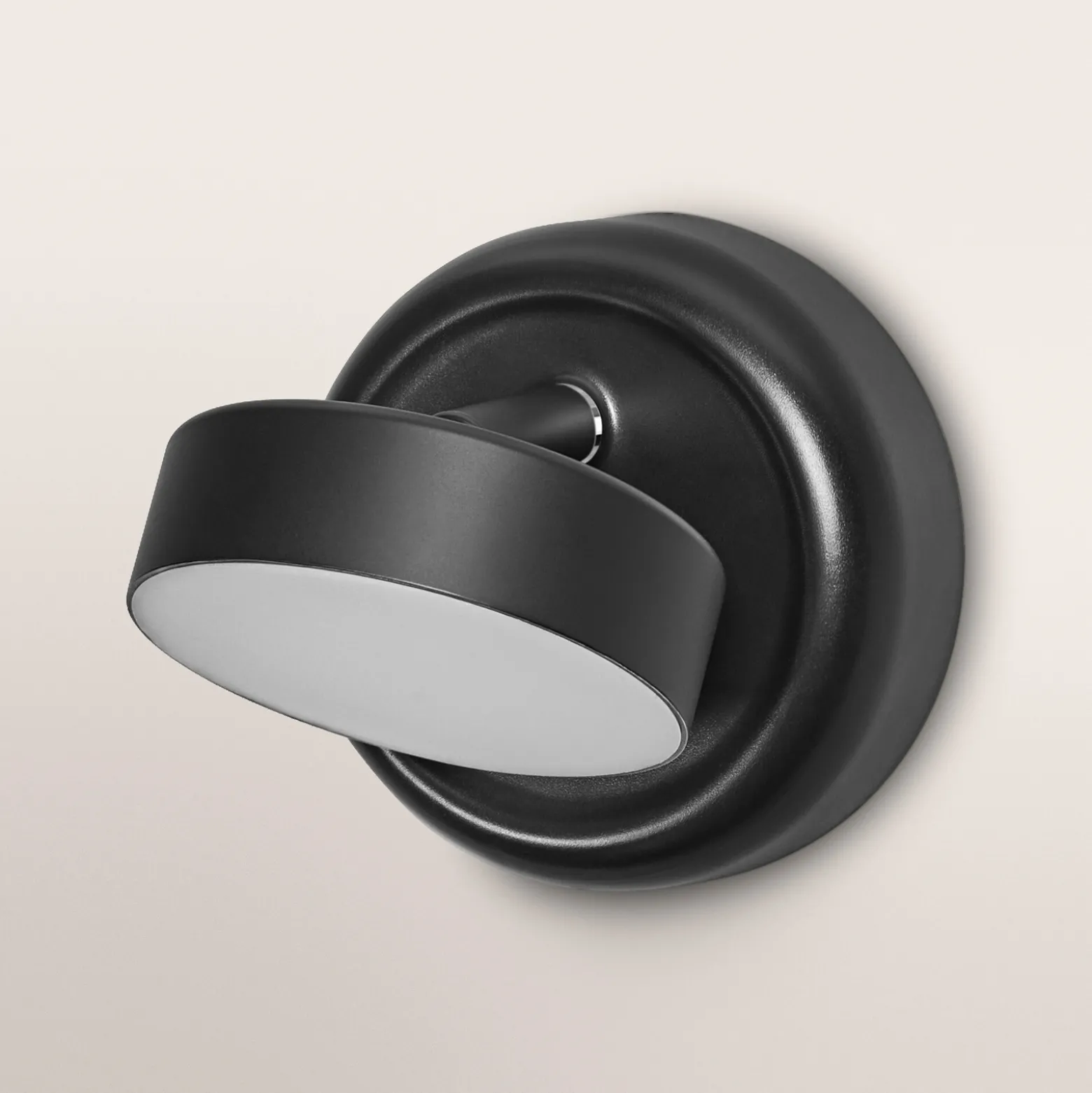 OSRAM LED-akkuvalaisin NIGHTLUX ROUND, musta, kosketusohjaus