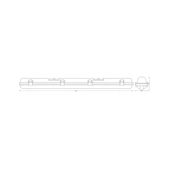 OSRAM LED-anturilla varustettu kosteiden tiloihin tarkoitettu lamppu SUBMARINE,
