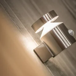 OSRAM LED-anturilla varustettu ulkoseinälamppu ENDURA STYLE CYLINDER, teräs