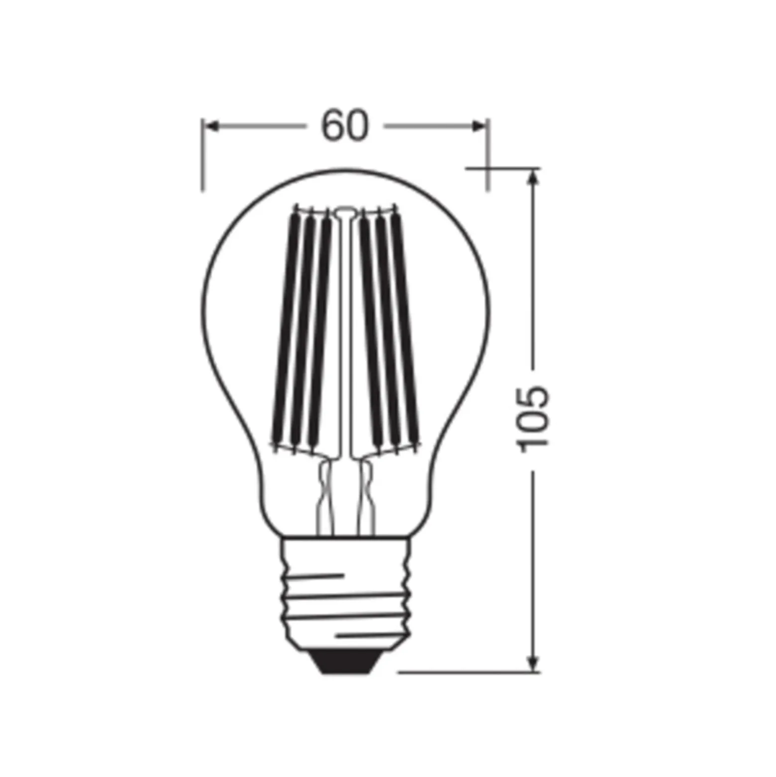 OSRAM LED Classic, hehkulamppu, E27, 7,2 W, 1521 lm, 4000 K