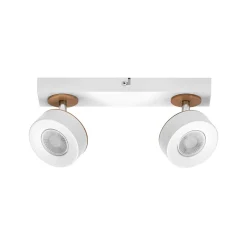 OSRAM LED-kattokohdevalo PLUTO, valkoinen, 2 metallista spotti 3 000 K