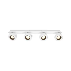 OSRAM LED-kattokohdevalo VENUS, valkoinen, 4-lamppuinen, metalli 3 000 K