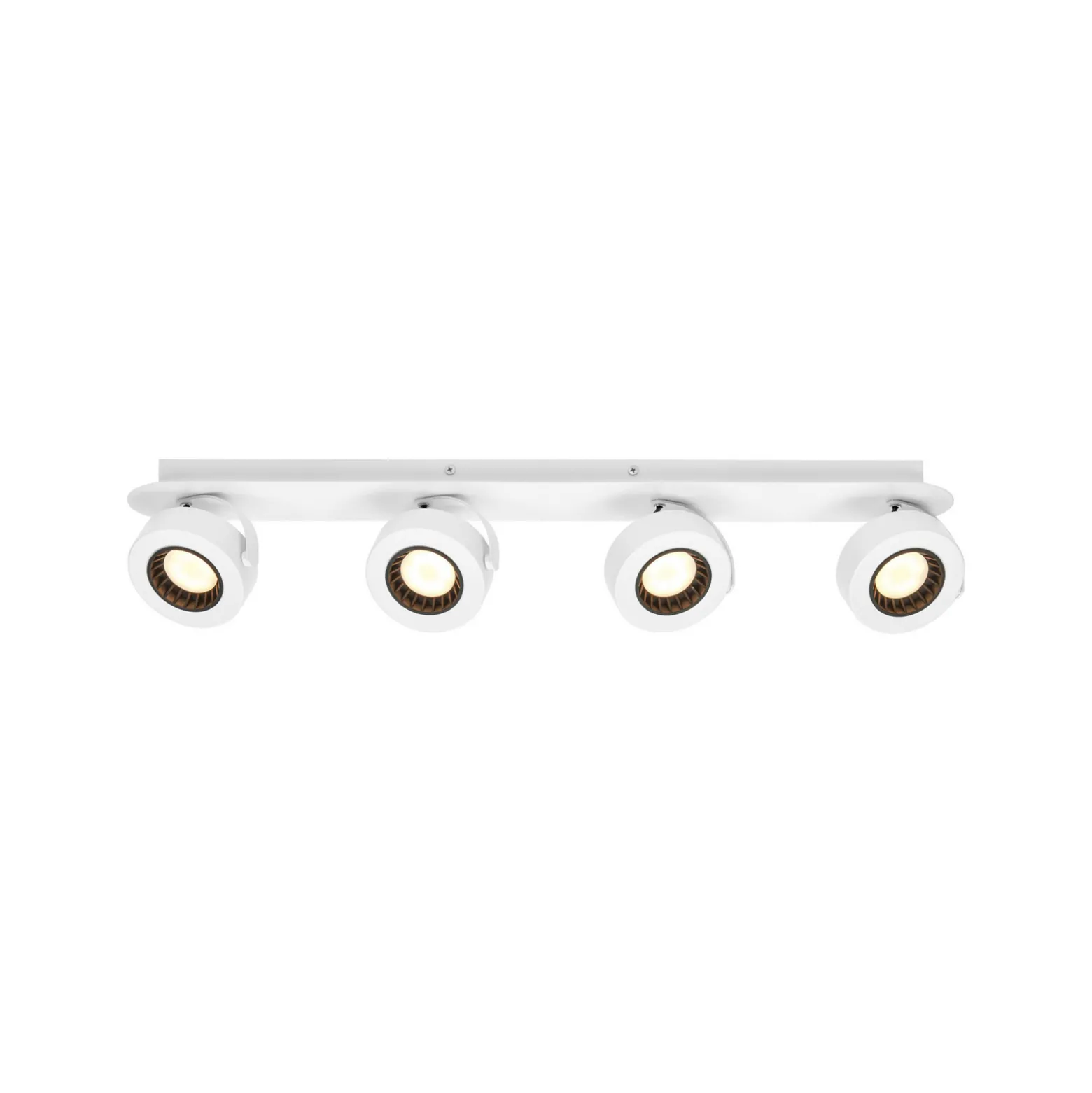 OSRAM LED-kattokohdevalo VENUS, valkoinen, 4-lamppuinen, metalli 3 000 K