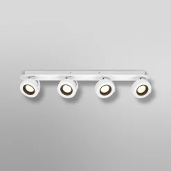 OSRAM LED-kattokohdevalo VENUS, valkoinen, 4-lamppuinen, metalli 3 000 K