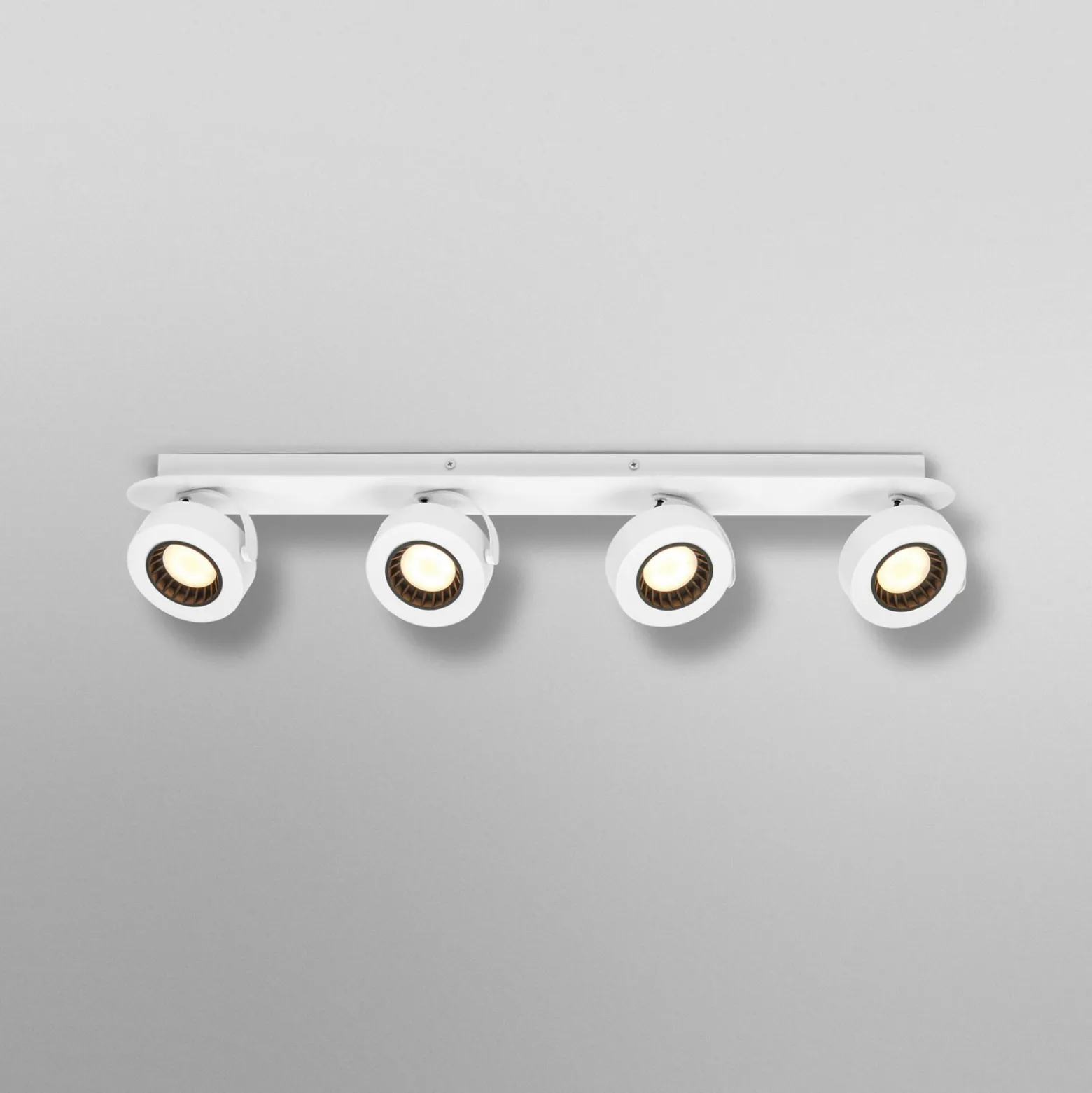 OSRAM LED-kattokohdevalo VENUS, valkoinen, 4-lamppuinen, metalli 3 000 K